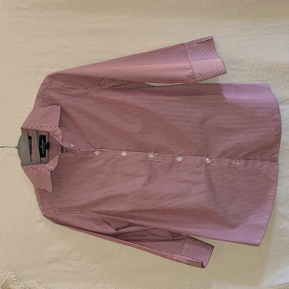 Womens Lands End Wrinkle-FREE Broadcloth Dress Shirt